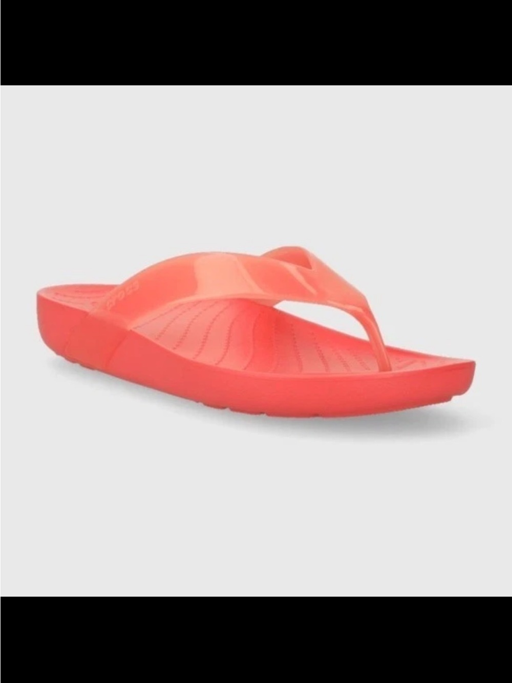 Crocs Women's Splash Flip Flop Sandals Orange W 7